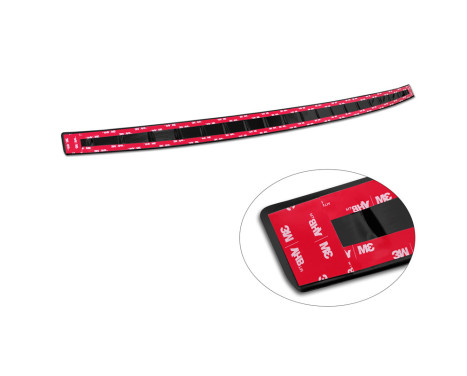 Black Stainless Steel Rear Bumper Protector suitable for BMW X4 G02 FL 2021 - with M-Package 'Ribs', Image 7