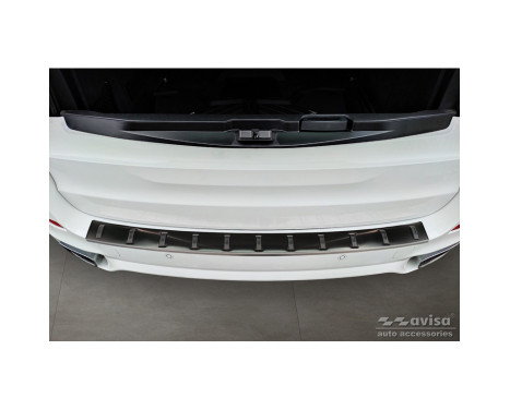Black stainless steel rear bumper protector suitable for BMW X5 F15 (incl. M-Package) 2013-2018 'STRONG EDITION', Image 3