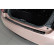 Black stainless steel rear bumper protector suitable for Fiat 500e Berlina 3-door 2020- 'Ribs', Thumbnail 2
