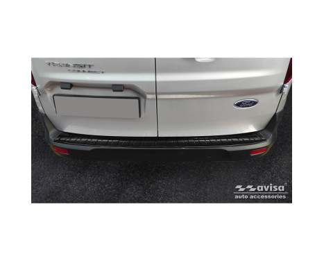 Black Stainless Steel Rear Bumper Protector suitable for Ford Tourneo Connect/Transit Connect 2014-2017 & FL 201