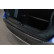 Black Stainless Steel Rear Bumper Protector suitable for Hyundai Bayon 2021- 'Ribs'