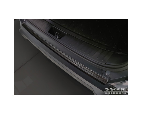 Black stainless steel rear bumper protector suitable for Hyundai Kona II (SX2) 2023-