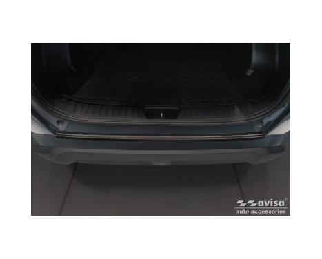 Black stainless steel rear bumper protector suitable for Hyundai Kona II (SX2) 2023-, Image 2