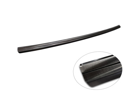 Black stainless steel rear bumper protector suitable for Hyundai Kona II (SX2) 2023-, Image 6