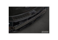 Black Stainless Steel Rear Bumper Protector suitable for Lexus RZ 2023 - 'Ribs'