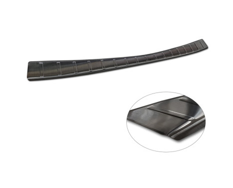 Black Stainless Steel Rear Bumper Protector suitable for Lexus RZ 2023 - 'Ribs', Image 7