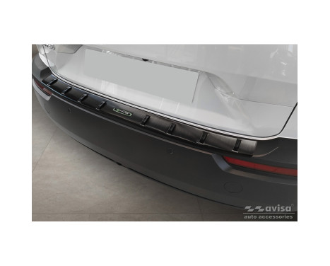 Black Stainless Steel Rear Bumper Protector suitable for Mazda MX-30 2020- 'STRONG EDITION', Image 2