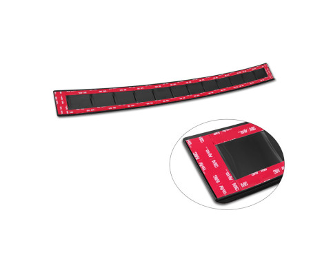 Black Stainless Steel Rear Bumper Protector suitable for Mercedes E-Class W214 Sedan 2023 - 'Ribs', Image 8