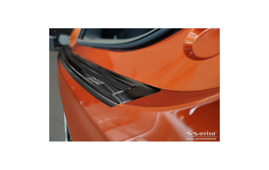 Black stainless steel rear bumper protector suitable for MG ZS FL 2019 - 'British Flag', Image 5