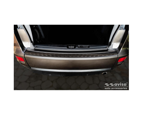 Black stainless steel rear bumper protector suitable for Mitsubishi Outlander II / Citroën C-Crosser / Peugeot, Image 2