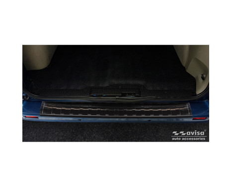 Black Stainless Steel Rear Bumper Protector suitable for Opel Vivaro/Renault Trafic/Nissan Primastar 2001-2014 ', Image 2