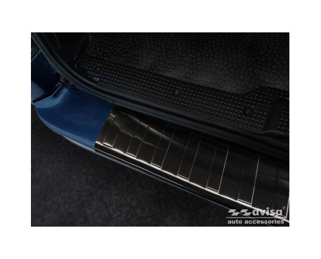 Black Stainless Steel Rear Bumper Protector suitable for Opel Vivaro/Renault Trafic/Nissan Primastar 2001-2014 ', Image 3