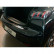 Black stainless steel Rear bumper protector suitable for Peugeot 208 II HB 5-door 2019- 'Ribs'