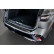 Black stainless steel rear bumper protector suitable for Peugeot 308 III SW 2021- 'Ribs'