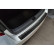 Black Stainless Steel Rear Bumper Protector suitable for Skoda Fabia IV Hatchback 2021- 'Ribs', Thumbnail 3
