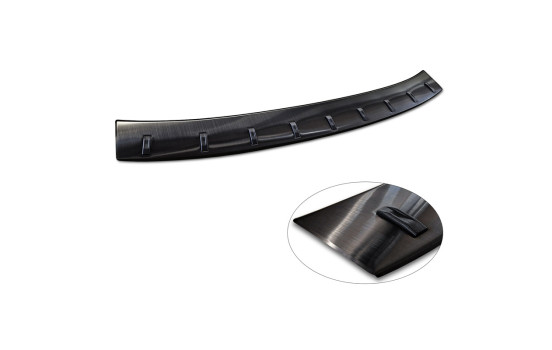 Black stainless steel rear bumper protector suitable for Skoda Karoq (NU7) Facelift incl. Sportline 2022-, Image 7