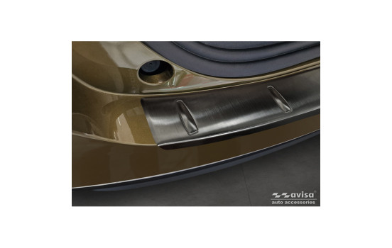 Black stainless steel rear bumper protector suitable for Skoda Kodiaq II (PS7) 2024- 'Ribs', Image 4