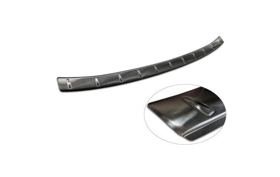 Black stainless steel rear bumper protector suitable for Skoda Kodiaq II (PS7) 2024- 'Ribs', Image 6