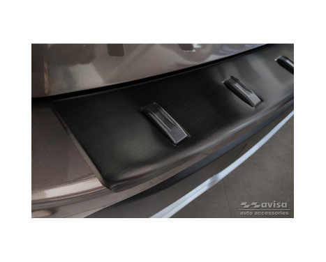 Black Stainless Steel Rear Bumper Protector suitable for Subaru Forester (SK) 2018- 'STRONG EDITION', Image 4