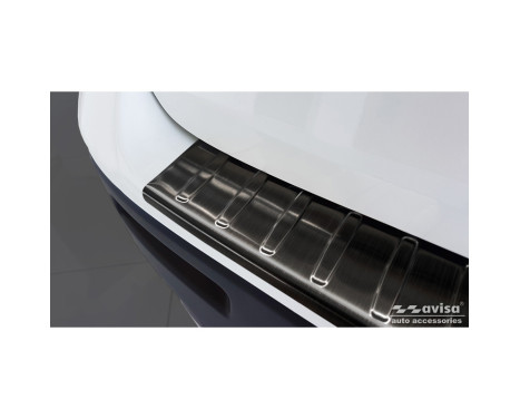 Black Stainless Steel Rear Bumper Protector suitable for Suzuki Vitara II 2015-2018 & FL 2018- incl. Hybrid 'Rib, Image 4