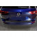 Black Stainless Steel Rear Bumper Protector suitable for Volkswagen Golf VIII Variant 2020- 'Ribs'