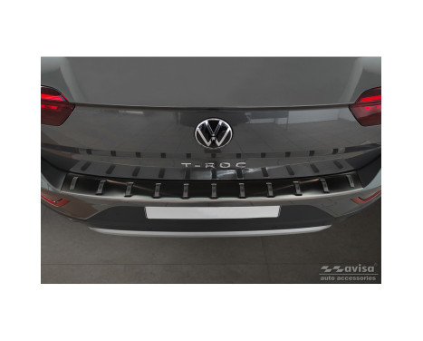 Black Stainless Steel Rear Bumper Protector suitable for Volkswagen T-Roc & T-Roc Cabrio 2017-2022 & Facelift 20, Image 2
