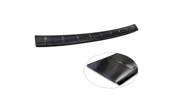 Black stainless steel rear bumper protector suitable for Volkswagen Tiguan (CT1) 2024- 'Ribs', Image 7