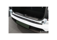Black stainless steel rear bumper protector suitable for Volvo EX30 2023 - 'Ribs'