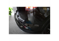 Black stainless steel rear bumper protector Toyota RAV4 2016- 'Ribs'