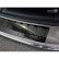 Black stainless steel rear bumper protector Volkswagen Passat 3C Variant 2011-2014 'Ribs', Thumbnail 4
