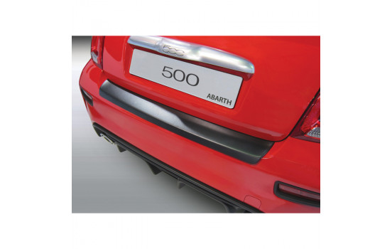 Bumper protector suitable for Fiat 500 Abarth 4/2016- Black