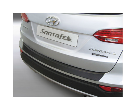Bumper protector suitable for Hyundai Santa FE 2012- Black