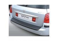 Bumper protector suitable for Peugeot 407 SW -2009 Black