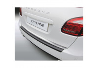 Bumper protector suitable for Porsche Cayenne 5/2010- 'Ribbed' Black
