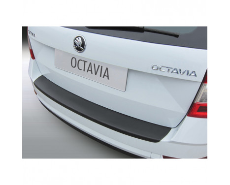 Bumper protector suitable for Skoda Octavia IV Kombi 2017- (excl. VRS) Black