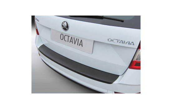Bumper protector suitable for Skoda Octavia IV Kombi 2017- (excl. VRS) Black