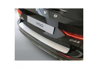 Bumper protector suitable for Volvo V60 II 2018- Silver 'Ribbed'
