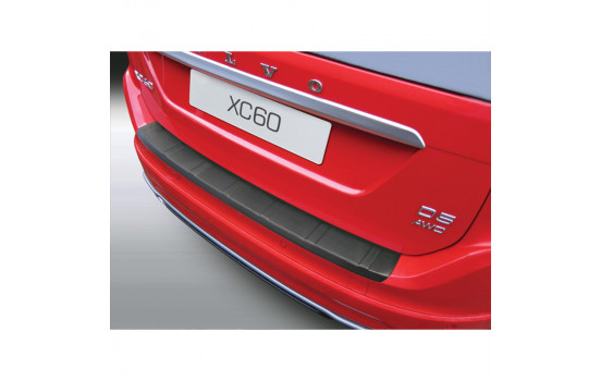 Bumper protector suitable for Volvo XC60 6/2013- Black 'Ribbed'