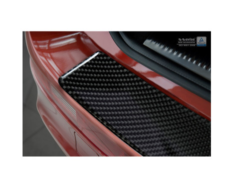 Carbon Bumper protector suitable for Audi Q5 2008-2016 Black Carbon, Image 4