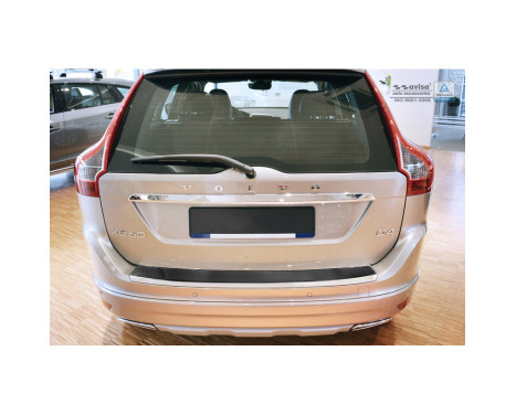 Carbon Bumper protector suitable for Volvo XC60 2013-2016 Black Carbon, Image 3