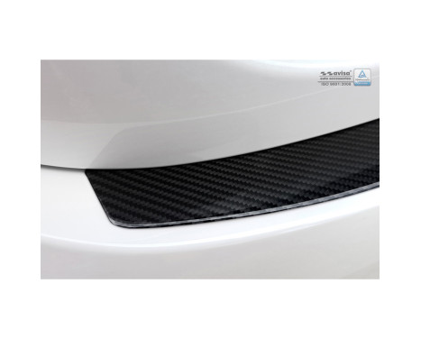 Carbon Rear bumper protector suitable for Mercedes CLS (C218) 2014- Black Carbon, Image 4