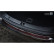 Carbon Rear bumper protector suitable for Mercedes E-Class W213 Sedan 2016- Red-Black Carbon
