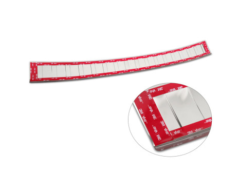 Chrome stainless steel bumper protector suitable for Mercedes C-Class AMG Estate (S206) 2021- 'Ribs', Image 7