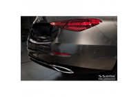 Chrome stainless steel bumper protector suitable for Mercedes C-Class Sedan (W206) 2021- 'Ribs'