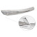Chrome stainless steel bumper protector suitable for Mercedes GLB (X247) 2019- 'Ribs', Thumbnail 5