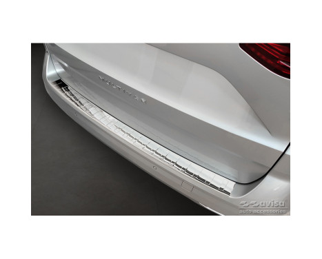 Chrome stainless steel bumper protector suitable for Volkswagen Multivan T7 2021- 'Ribs'