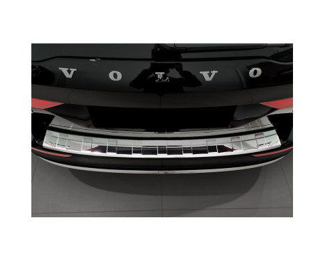 Chrome stainless steel bumper protector suitable for Volvo V60 II / V60 II Cross Country 2018- & V60 II Plus, Image 2