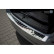 Chrome stainless steel rear bumper protector BMW 5-Series F11 Touring 2010- 'Ribs'
