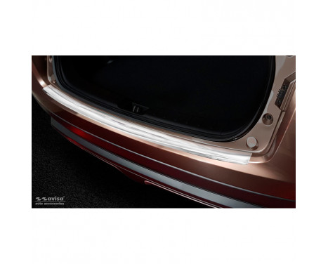 Chrome stainless steel rear bumper protector Mitsubishi Eclipse Cross 2017- 'Ribs'