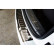 Chrome Stainless Steel Rear bumper protector Porsche Macan 2013- 'Ribs', Thumbnail 4
